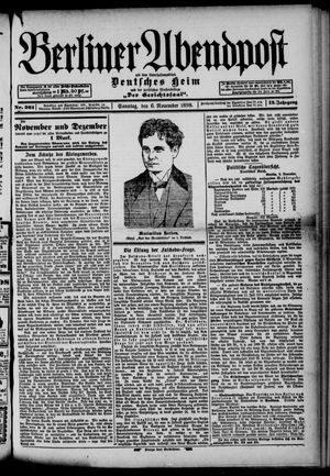 Berliner Abendpost vom 06.11.1898