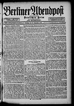 Berliner Abendpost vom 18.11.1898