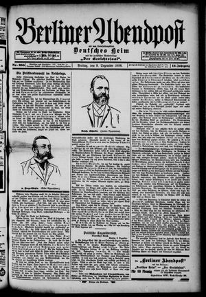 Berliner Abendpost vom 09.12.1898