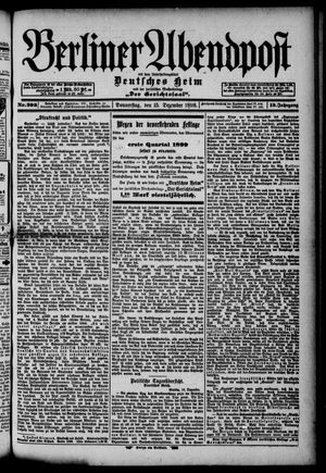 Berliner Abendpost vom 15.12.1898