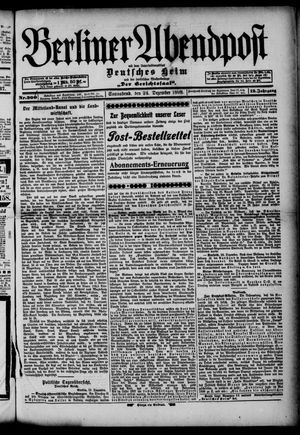 Berliner Abendpost vom 24.12.1898