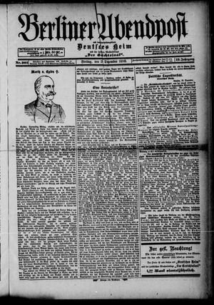 Berliner Abendpost on Dec 30, 1898