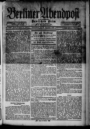 Berliner Abendpost vom 31.12.1898