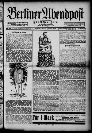 Berliner Abendpost vom 22.01.1899