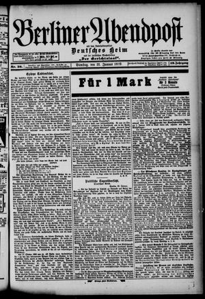 Berliner Abendpost vom 31.01.1899