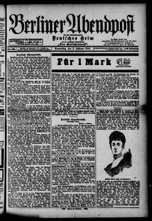 Berliner Abendpost vom 02.02.1899