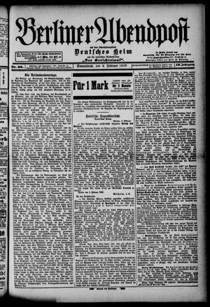 Berliner Abendpost vom 04.02.1899