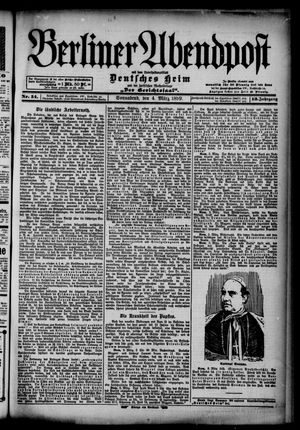 Berliner Abendpost vom 04.03.1899