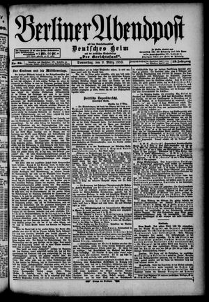 Berliner Abendpost vom 09.03.1899
