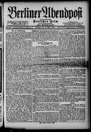 Berliner Abendpost vom 14.03.1899