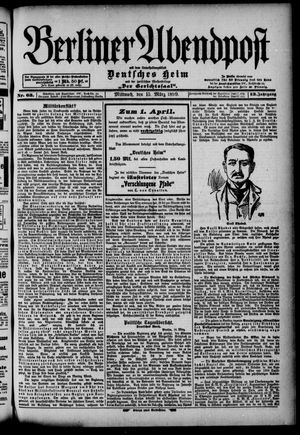 Berliner Abendpost vom 15.03.1899