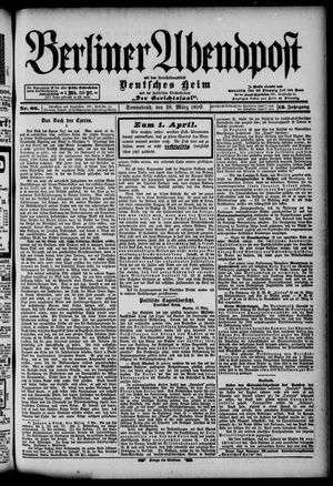 Berliner Abendpost vom 18.03.1899