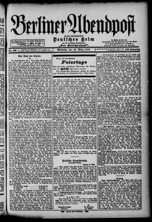 Berliner Abendpost vom 22.03.1899
