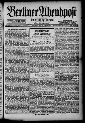Berliner Abendpost vom 25.03.1899