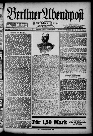 Berliner Abendpost vom 09.04.1899