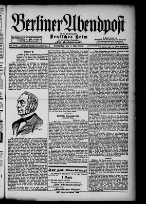 Berliner Abendpost vom 04.05.1899