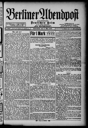 Berliner Abendpost on May 6, 1899
