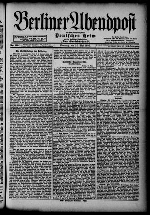 Berliner Abendpost vom 14.05.1899