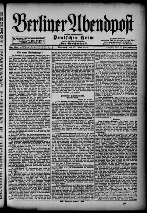 Berliner Abendpost vom 17.05.1899