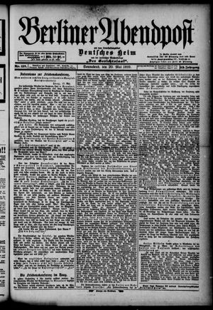Berliner Abendpost vom 20.05.1899