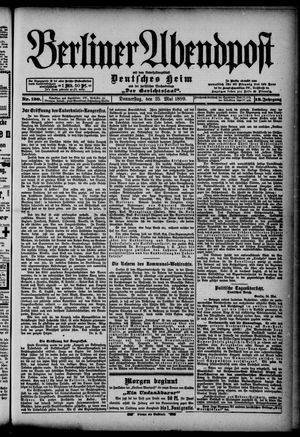 Berliner Abendpost vom 25.05.1899