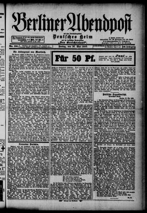 Berliner Abendpost vom 26.05.1899