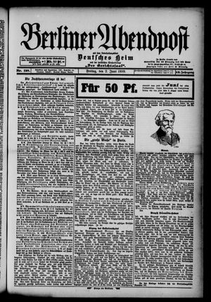 Berliner Abendpost vom 02.06.1899