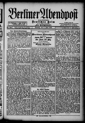 Berliner Abendpost vom 04.06.1899