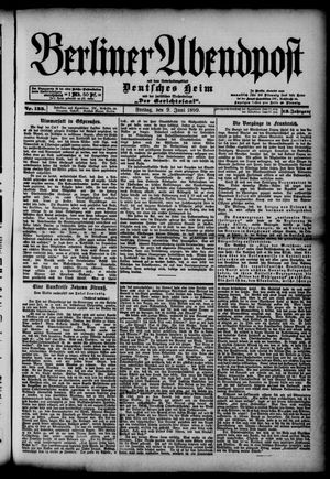 Berliner Abendpost vom 09.06.1899