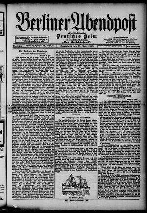Berliner Abendpost on Jun 10, 1899