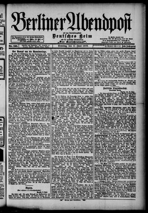 Berliner Abendpost vom 11.06.1899