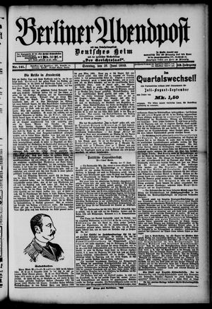 Berliner Abendpost vom 18.06.1899