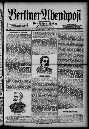 Berliner Abendpost on Jun 27, 1899