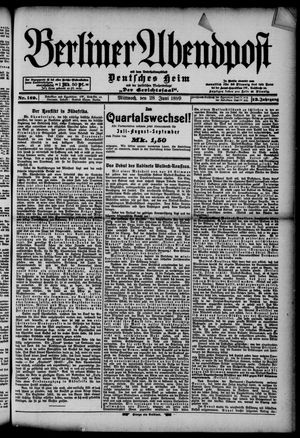 Berliner Abendpost on Jun 28, 1899