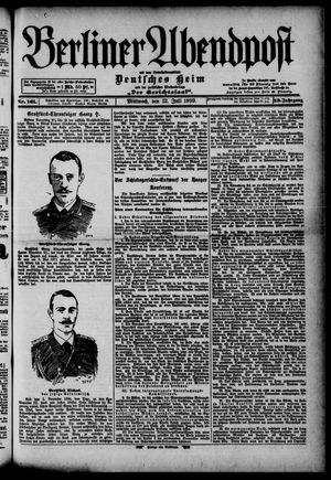 Berliner Abendpost vom 12.07.1899