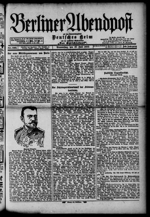 Berliner Abendpost vom 13.07.1899