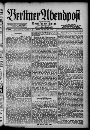 Berliner Abendpost vom 21.07.1899