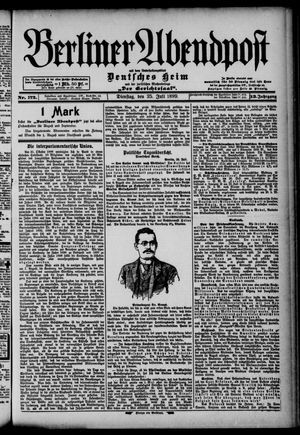 Berliner Abendpost vom 25.07.1899