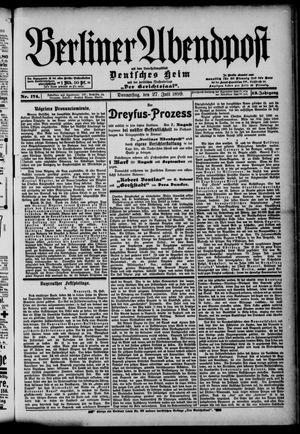 Berliner Abendpost vom 27.07.1899