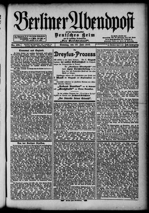 Berliner Abendpost vom 30.07.1899
