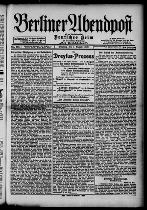 Berliner Abendpost vom 01.08.1899