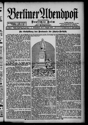 Berliner Abendpost vom 05.08.1899