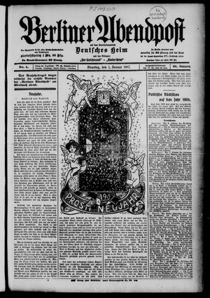 Berliner Abendpost on Jan 1, 1907