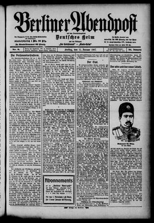 Berliner Abendpost on Jan 11, 1907
