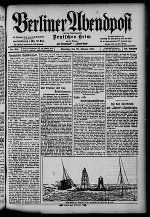 Berliner Abendpost vom 26.02.1907