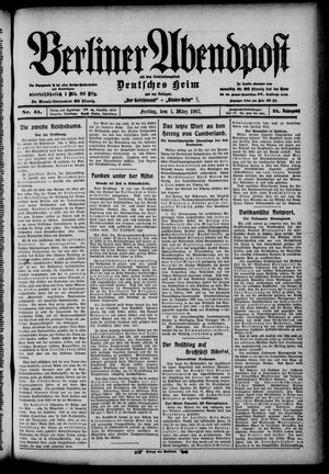 Berliner Abendpost vom 01.03.1907