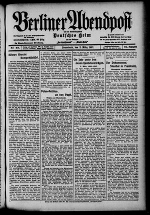Berliner Abendpost on Mar 2, 1907