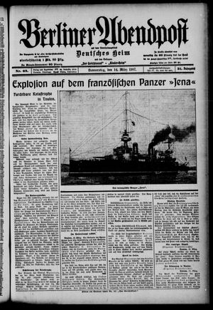 Berliner Abendpost vom 14.03.1907