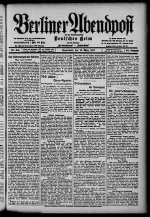 Berliner Abendpost vom 16.03.1907