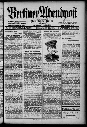 Berliner Abendpost on Mar 20, 1907